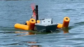 Innovative 🛠️🙀 rescue mission of rc boat at Spreckles Lake, San Francisco 