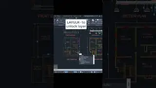 How to Unlock Layer in One Click in AutoCAD | Quick Layer Tips for Beginners