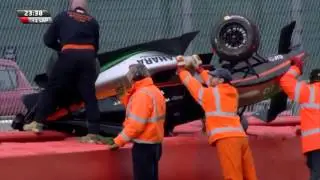 Jehan Daruvala  Formula Renault 2.0 huge crash at Silverstone