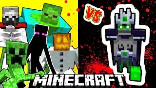 Nameless One Vs. Mutant Monsters in Minecraft