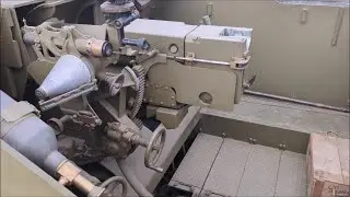 Sexton Self Propelled 25 pdr Artillery, close up at TANKFEST 2024