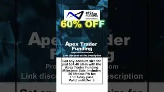 Apex Trader Funding Discount - Milestone Sale: $84.40 #apextraderfunding #proptrading