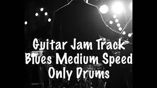 Drums Only Blues Backing Track for Guitar Players at Medium Speed Track 3
