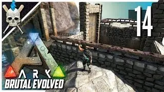 ARK: Brutal Evolved - Base Exterior, Dock Stairs & New Taming Raft Build! [S1-E14]