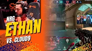 Casters React To NRG Ethan Insane 1v3 CLUTCH Against C9 | VCT Americas 2025