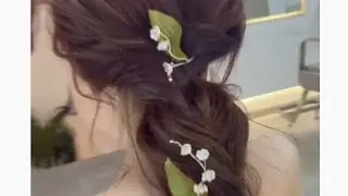 Simple Braid Hairstyle l Best Hair Accessories Hairstyle l Easy Hairstyle