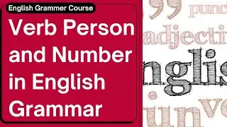 Verb Person and Number[In Urdu/Hindi]
