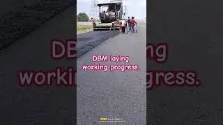 DBM laying working progress. #civil #DBM #viral #construction #BC