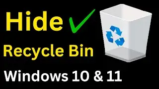 How do I hide the Recycle Bin on Windows 10