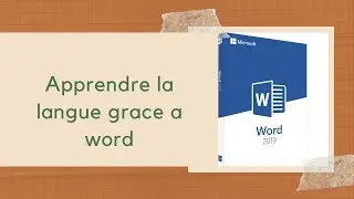 Word  outils d'apprentissage (outils p&eacute;dagogique)