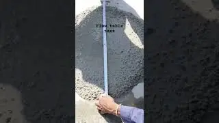 flow table test on site #civil # #music #engineering #fyp