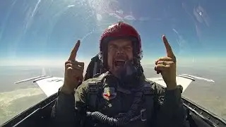 Josh Duhamel Flies with the Thunderbirds