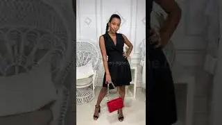 Robe patineuse style blazer &agrave; nouer
