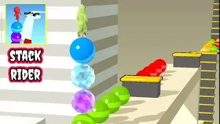 Stack Rider ​Gameplay | All Levels Android, iOS gameplay Level  I Kid game I Buddy game I Max 140