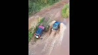 Tickhill Quarry Stoke 4x4 Funday drone footage short October 2023
