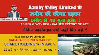 Aamby Valley  Limited के जमीन की कीमत बढ़कर खरीद से 10 गुना हुआ !  लेकिन खरीददार क्यों नहीं मिल रहे ?