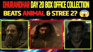 Dhurandhar Day 20 Collection: Finally Beats Animal? 😱 900 Crore Club Entered! 🔥