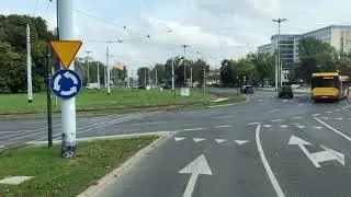 Rondo Lotników Lwowskich opuszczamy trzecim zjazdem z Turbo Pabianice