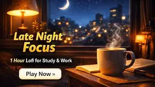 Late Night Coffee ☕ 1 Hour Lofi for Study & Work #lofi #lofihiphop #studylofi #coffeelofi 