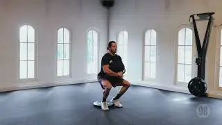 Cyclist Sandbag Squat | 98 Training Movement Library
