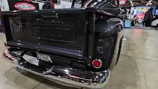 1955 Chevy Truck, Midnight Blue in the Sunlight