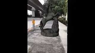A Statue on a sidewalk: Apple ARkit with Unity 3D & iOS 11 Augmented Reality
