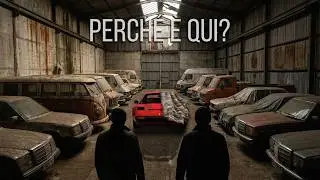 We found a Ferrari in the abandoned car warehouse.