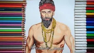 DRAWING BACHCHAN PANDEY #akshaykumar #bachchan Pandey | | crazy arts by Rakesh