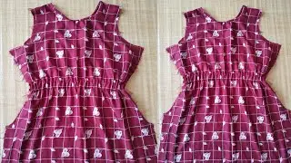Elastic kurti cutting and stitching/elastic dress/Elastic कैसे लगाएं tips and tricks/trending dress