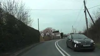 Driving On The A4104 & A38 From Pershore To Worcester, Worcestershire, England 14th February 2025