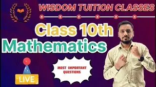 Class 10th maths most important questions for cbse board exam