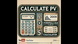 Finance 101 Archive: Present Value (PV) of a single amount - Formula, Table & Calculator (from 2009)