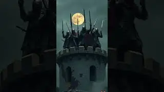 Sword Duel in Moonlit Fog #knightlife,#medievalmagic,#epicduel