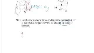PC30S - Ex22B - Simplifier les fractions complexes
