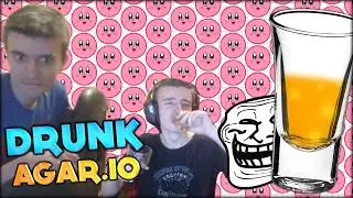 DRUNK AGARIO WITH 15 000+ MASS! GETTING TO #1 WITH A DRUNK AGAR.IO TEAMMATE! (Agario #76)
