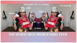 Merch Haul | Justin, Ariana, 5sos, Billie & more