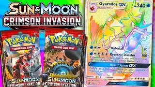 GYARADOS SECRET RARE?! Sun & Moon Crimson Invasion