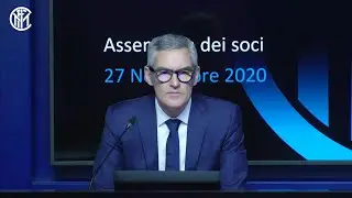 ALESSANDRO ANTONELLO | FC INTERNAZIONALE MILANO - ASSEMBLEA DEI SOCI 2020 🎙️⚫🔵