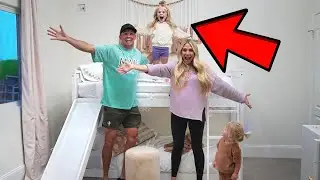 3 Year Old Posie's New Room Makeover Reveal! *CUTEST REACTION*