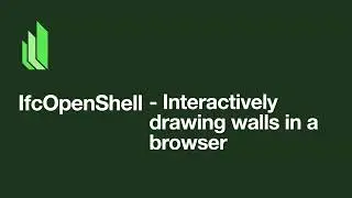 Interactively drawing IFC walls in a web browser!
