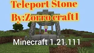 Teleport Stone para Minecraft pe(bedrock)1.21.111 en adelante (creo)