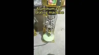 半自动铝盖封口机 # Aluminum cap sealing equipment # Food sealing machine