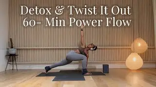 60-Min Power Yoga Detox Flow | Sweat, Twist & Release What&rsquo;s Holding You Back