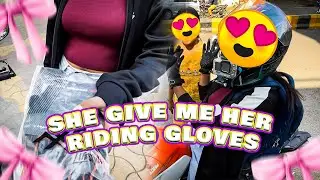 SHE GIVE ME HER RIDING GLOVES | LET'S MEET SOMEONE SPECIAL FOR THIS 😍😍 | #youtube #vlog #rider
