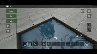 Block Fortress 2. Moonpool design for sandbox mode
