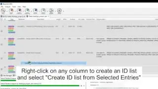 How to select sequences by function and create ID lists with Blast2GO