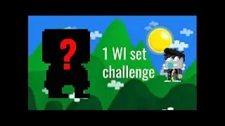 Growtopia 1 Wl Set challenge w/ Xzrue