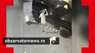 Tânăr, filmat cum distruge cu un bolovan 16 maşini de lux în 