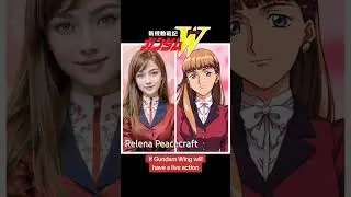 Gundam Wing characters in real life? #gundam #anime #shorts