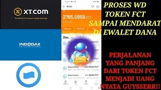 PROSES  WD / NARIX TOKEN FCT KE AKUN EWALET DANA / BANK KITA.